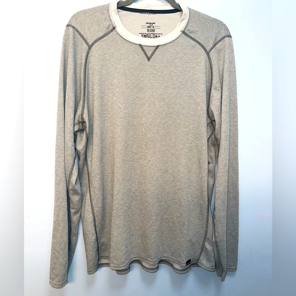 Patagonia long Sleeve SoftBoy Aesthetic style thermal Henley shirt men XL
